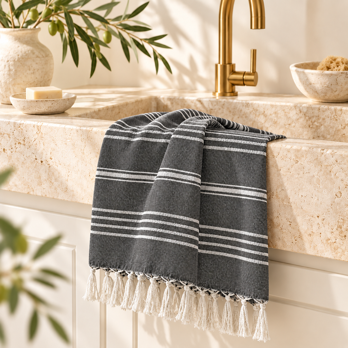 Alder Turkish Hand Towel