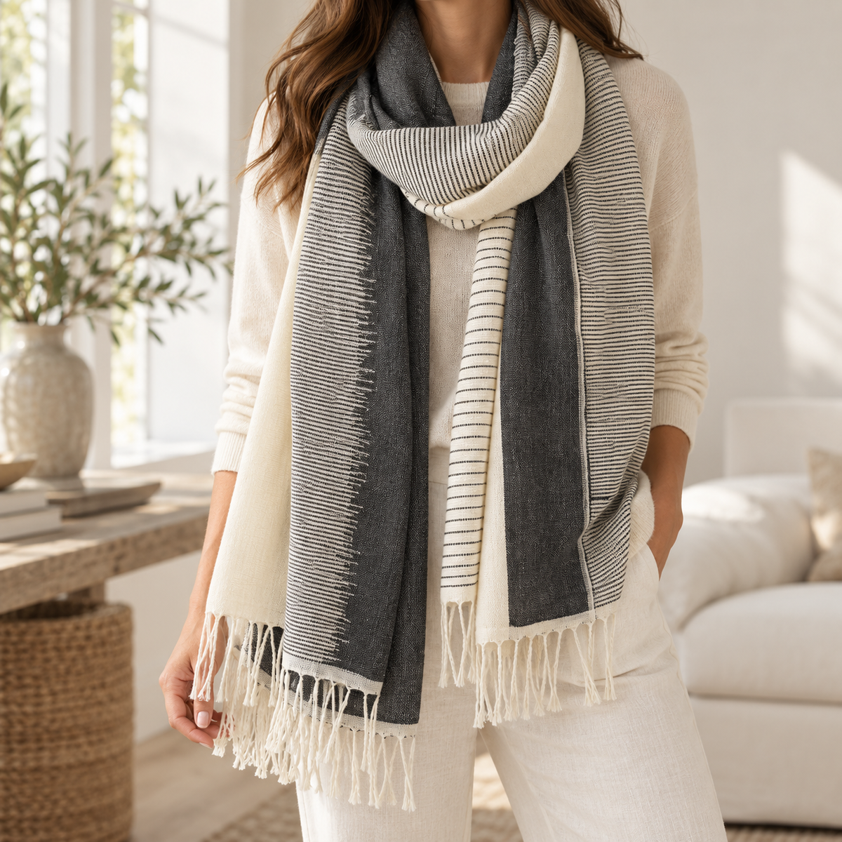 Sutton Organic Cotton Scarf