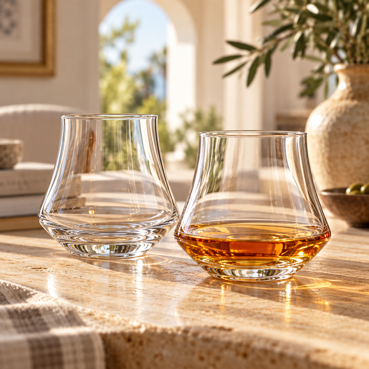 Varenna Crystal Whiskey Glasses