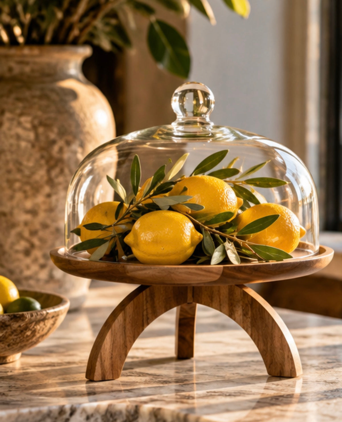 Sanibel Acacia Serving Cloche