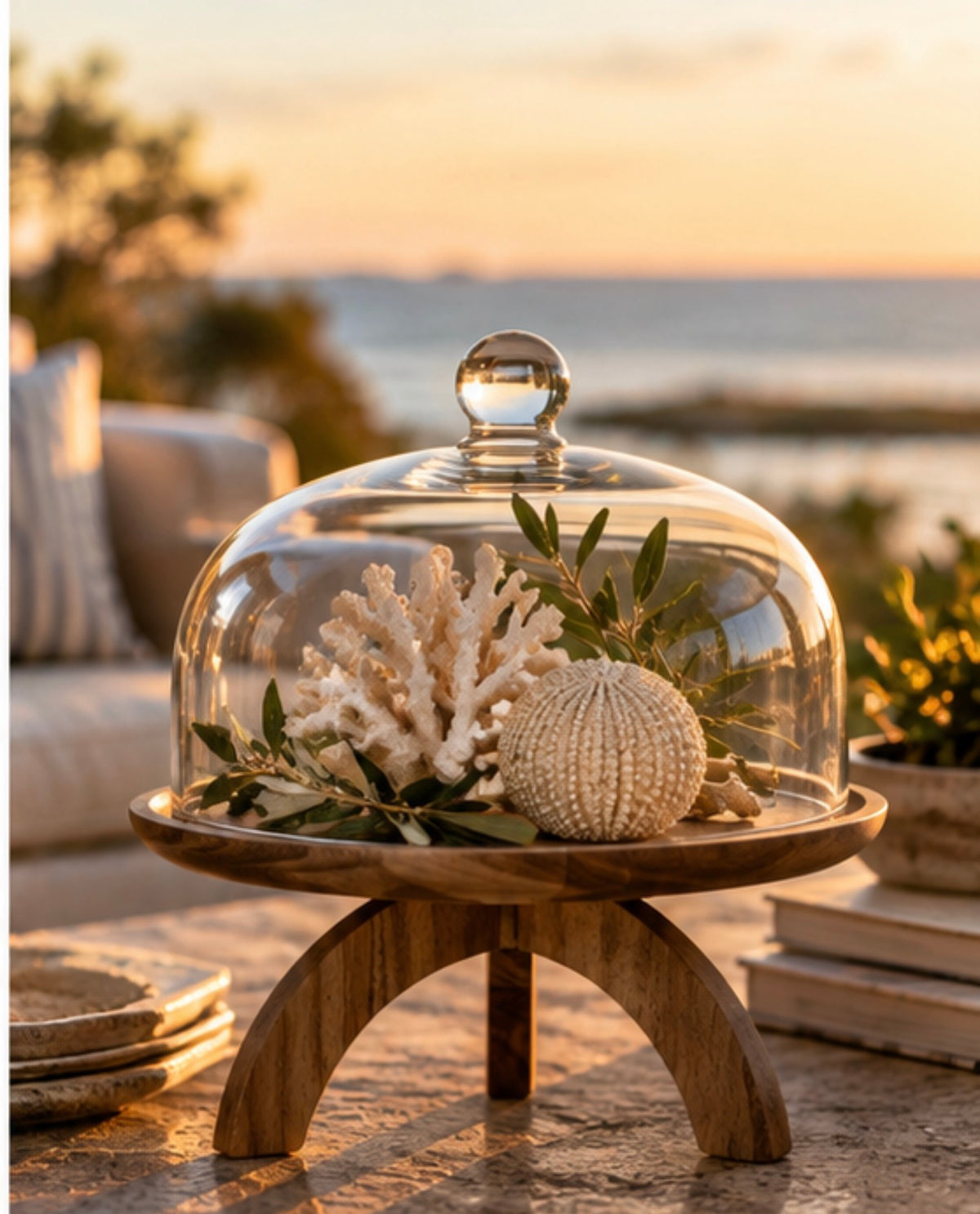 Sanibel Acacia Serving Cloche