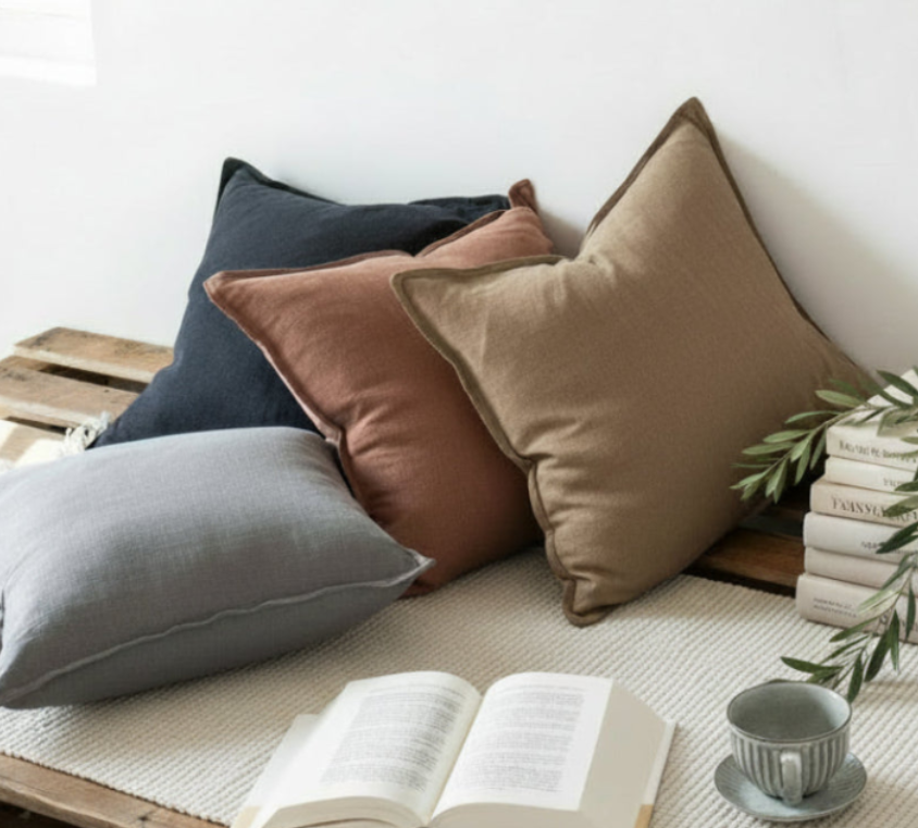 Linen Cotton Pillow Cover