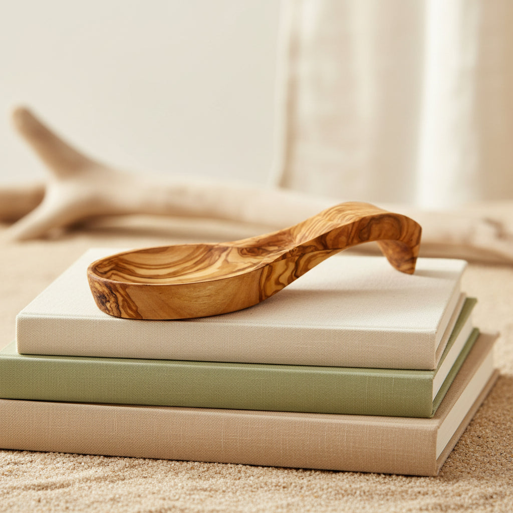 Olive Wood Spoon Rest