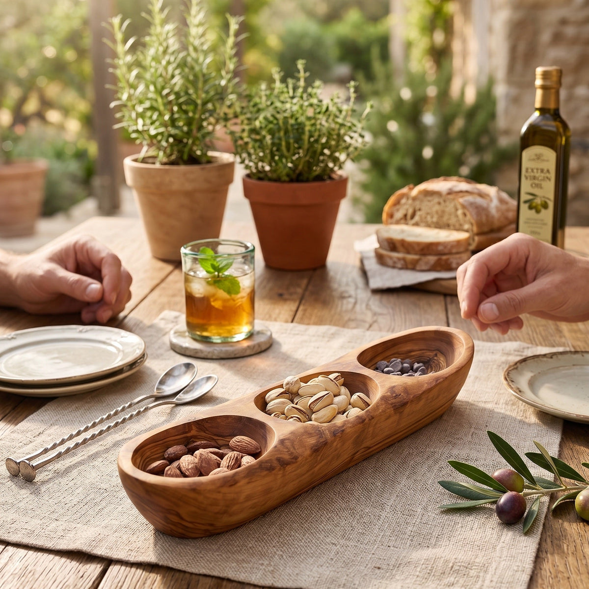Dexter Olive Wood Serving Tray