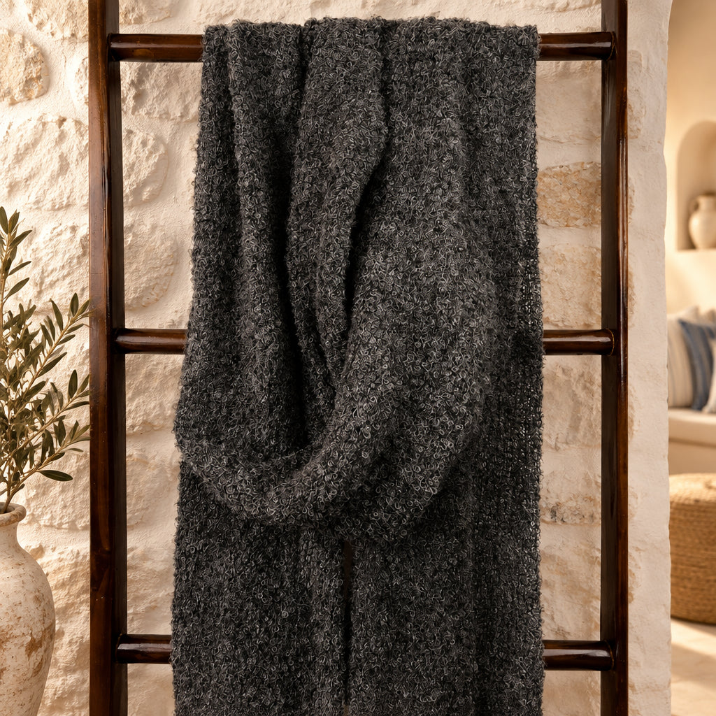 Maras Alpaca Scarf - Charcoal
