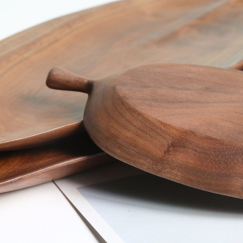 Lauro Walnut Leaf Tray