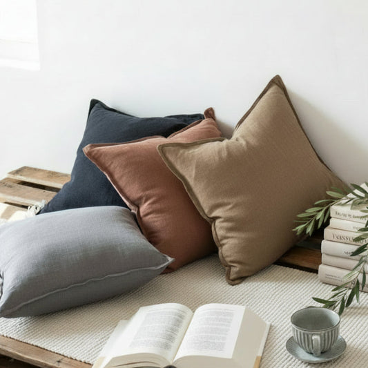 Linen Cotton Pillow Cover