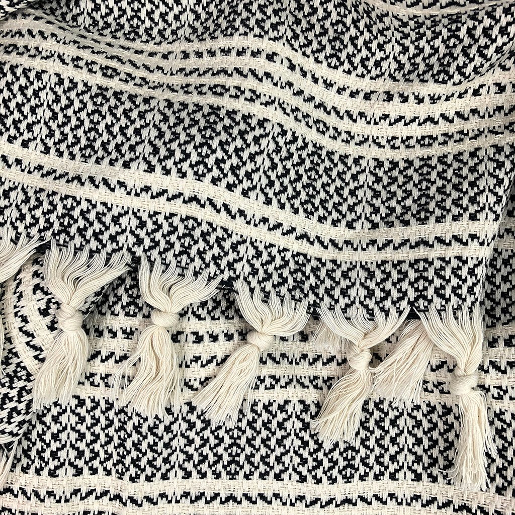 Denizli Handwoven Cotton Throw