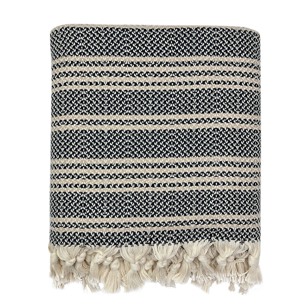 Denizli Handwoven Cotton Throw