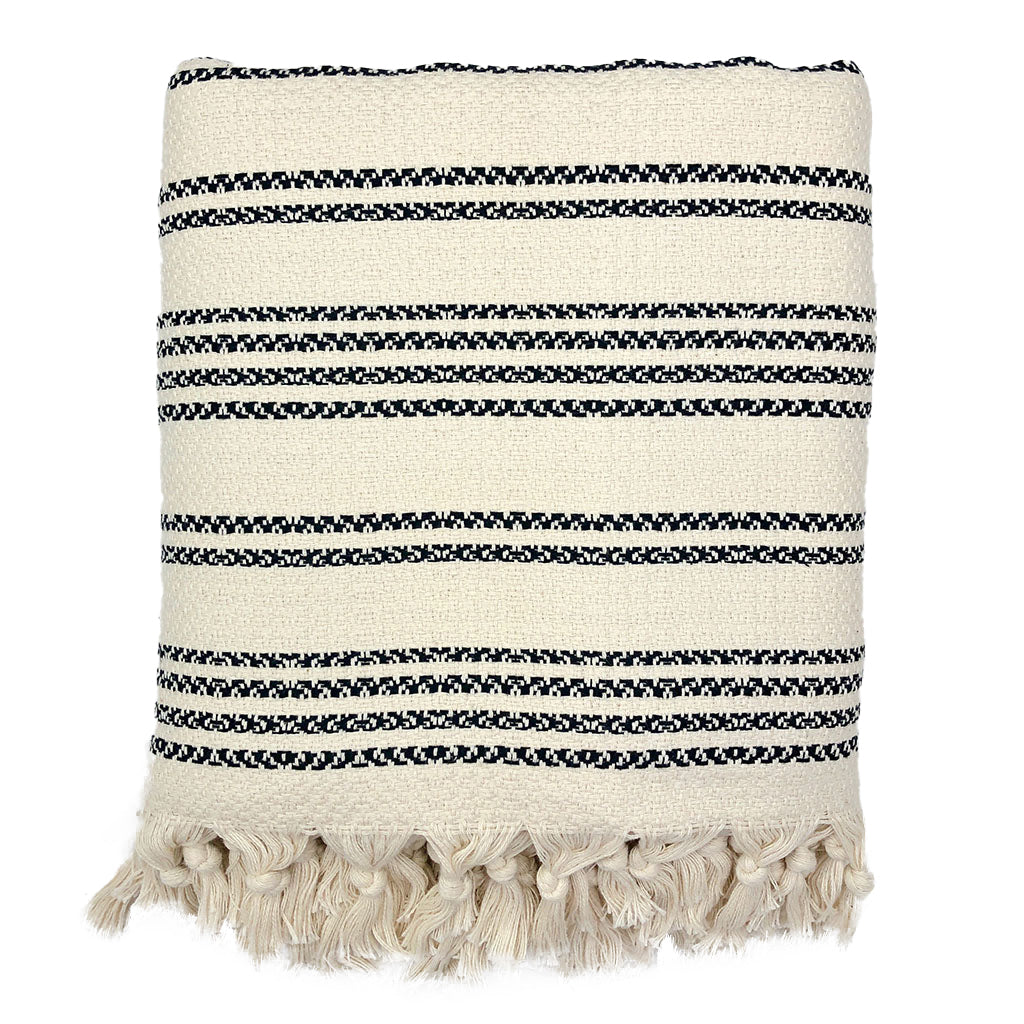 Denizli Handwoven Cotton Throw